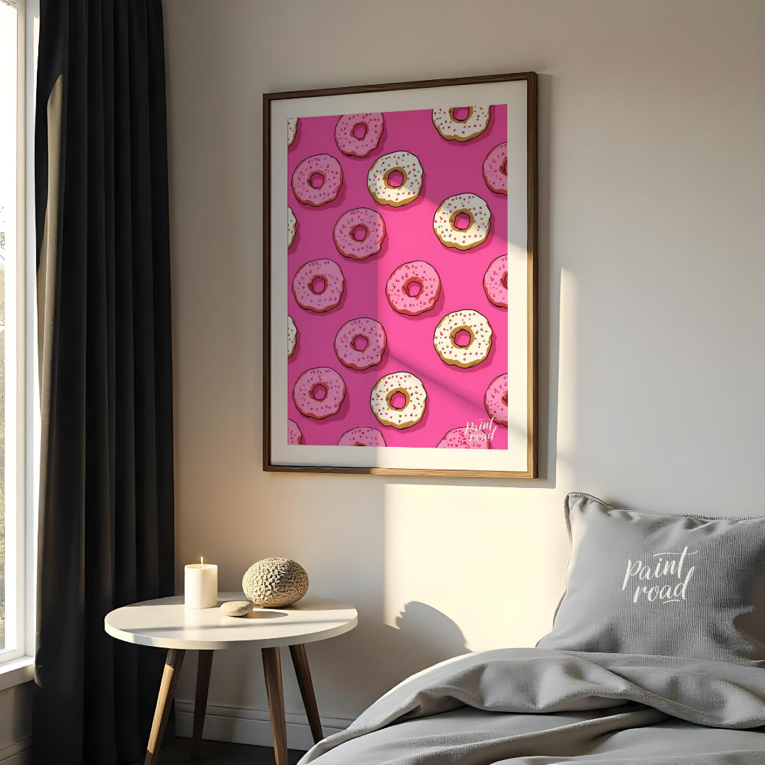 Pink Donut Pattern