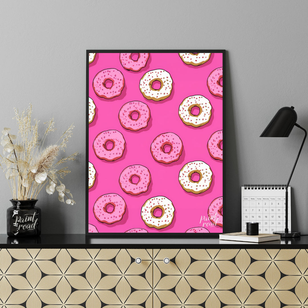 Pink Donut Pattern