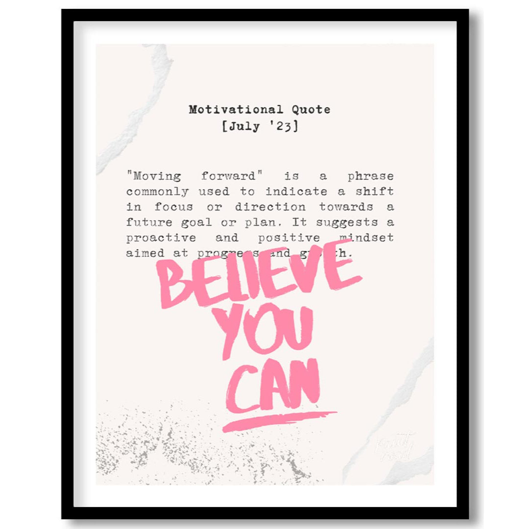 Believe You Can