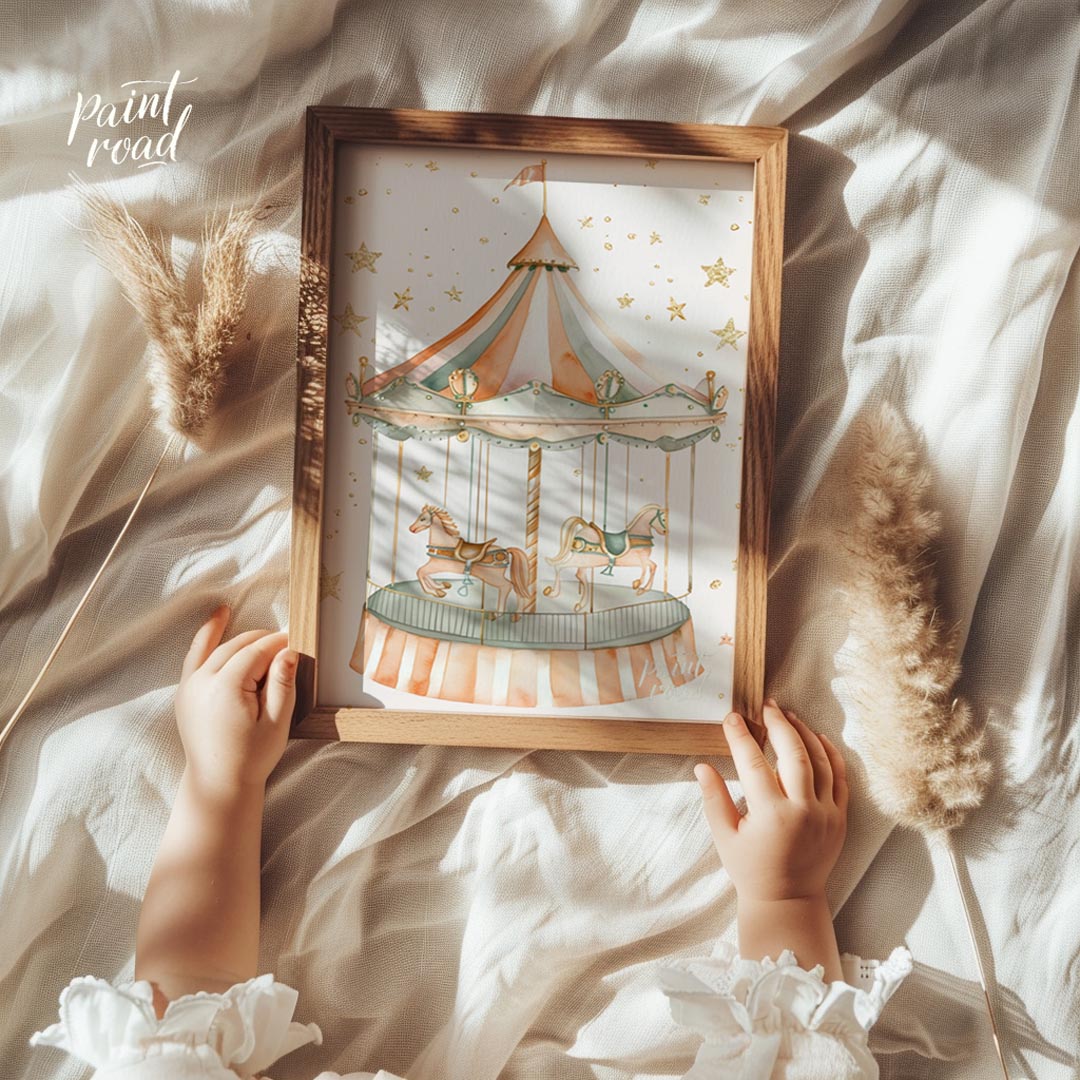 Golden Carousel Whimsy