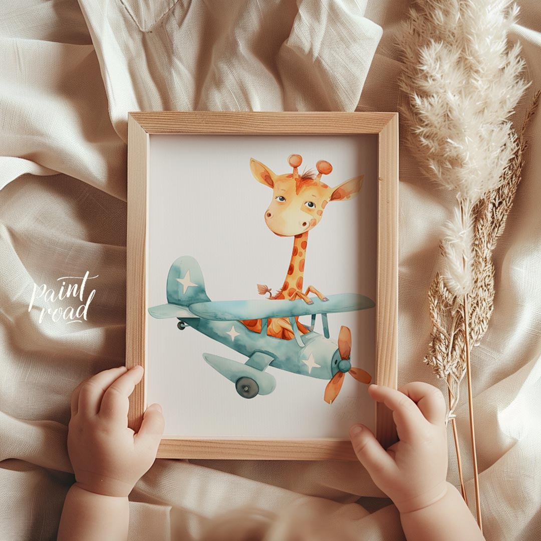 Flying High with Giraffe