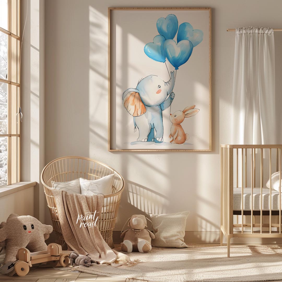 Elephant and Bunny Balloon Adventure