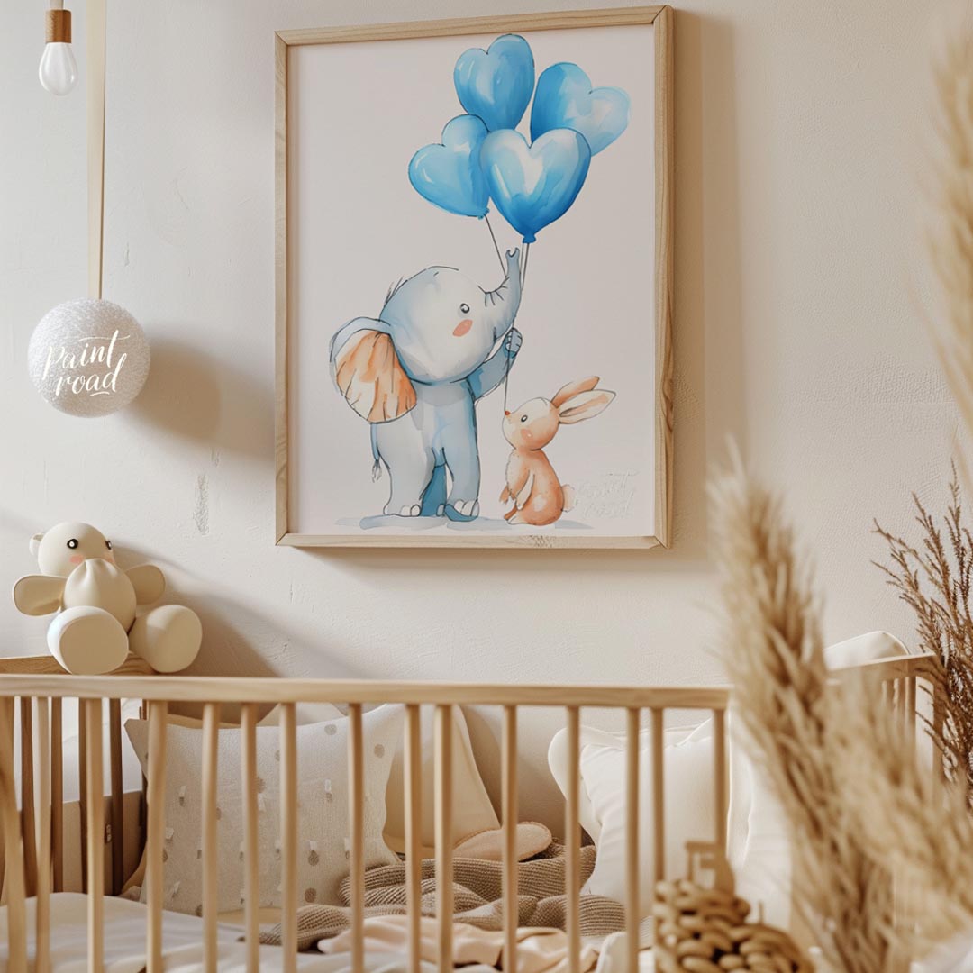 Elephant and Bunny Balloon Adventure