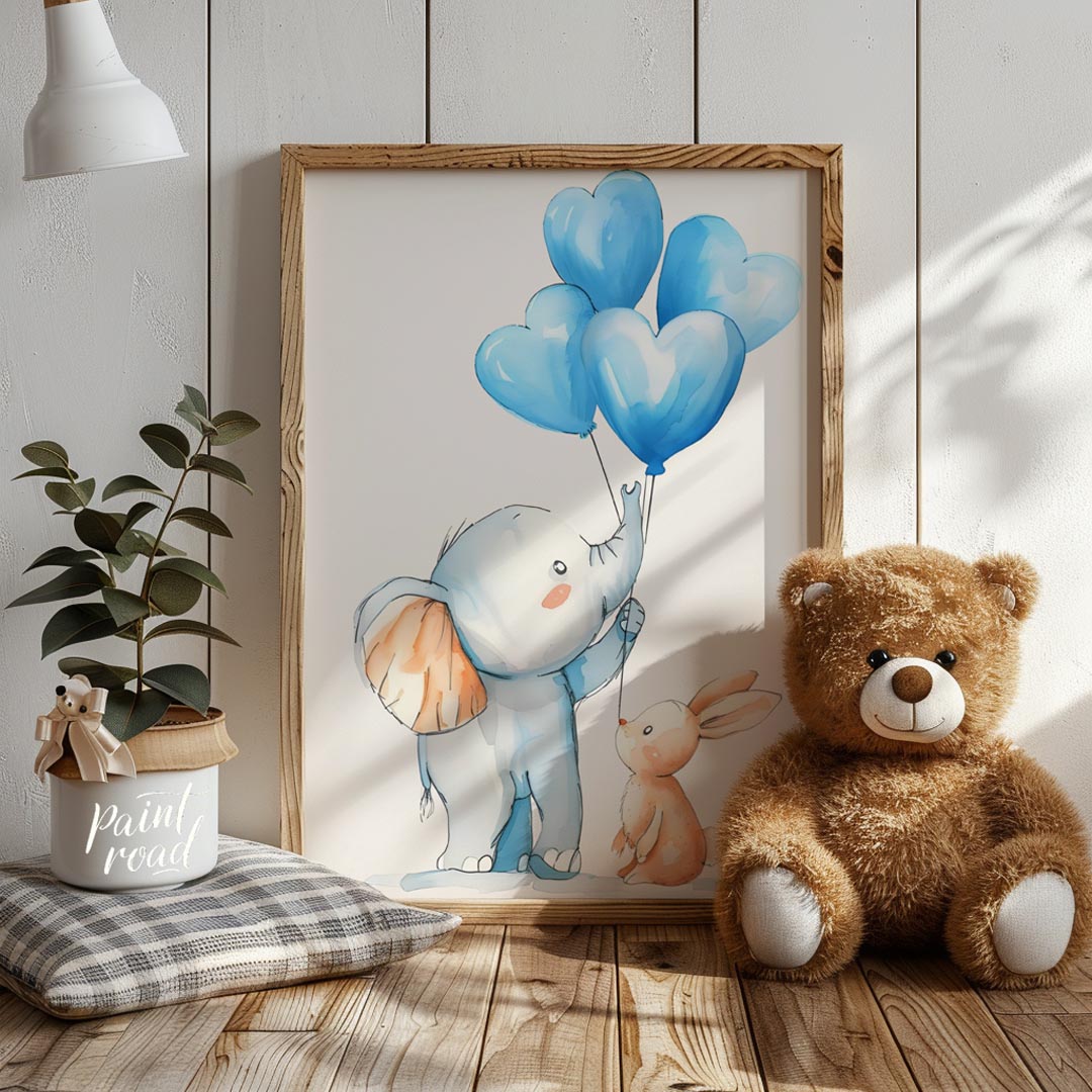Elephant and Bunny Balloon Adventure