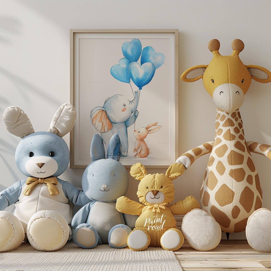 Elephant and Bunny Balloon Adventure