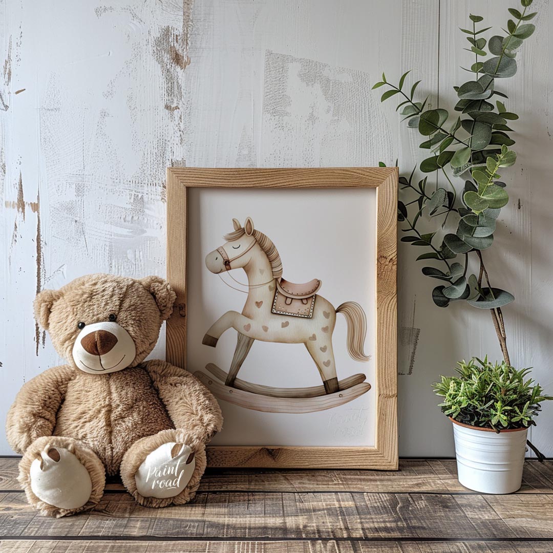 Sweet Hearts Rocking Horse