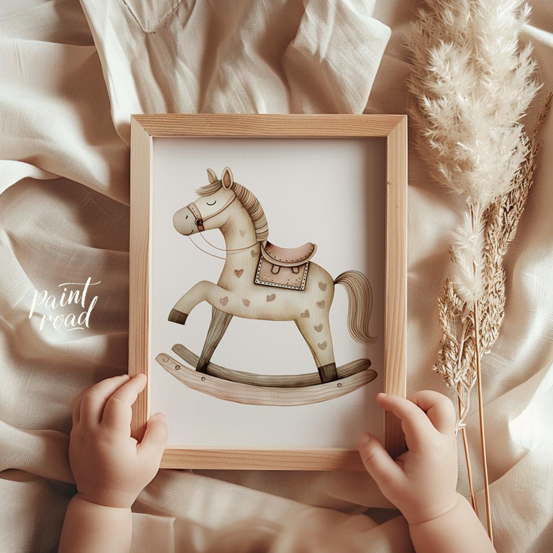 Sweet Hearts Rocking Horse
