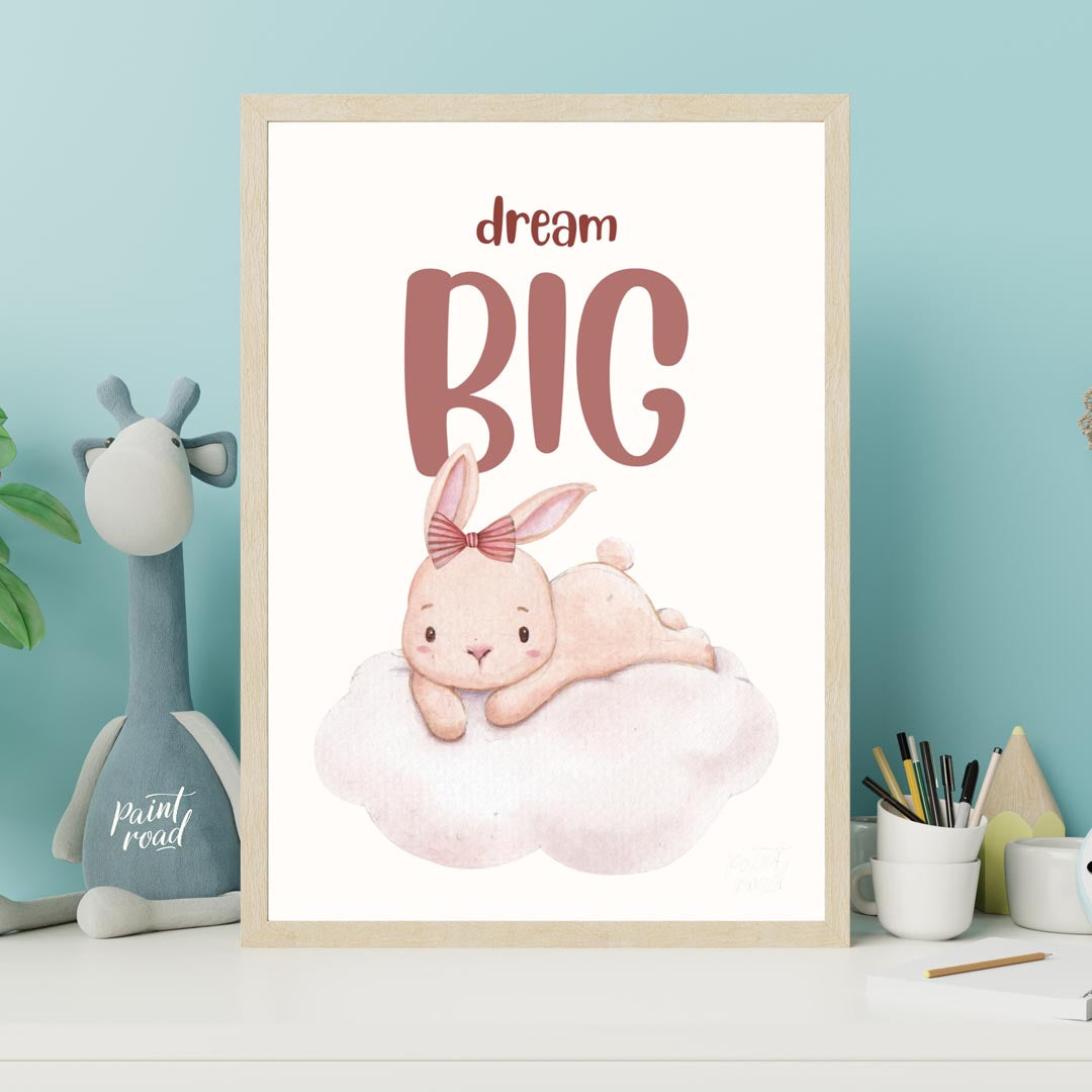 Dream Big Bunny on Cloud