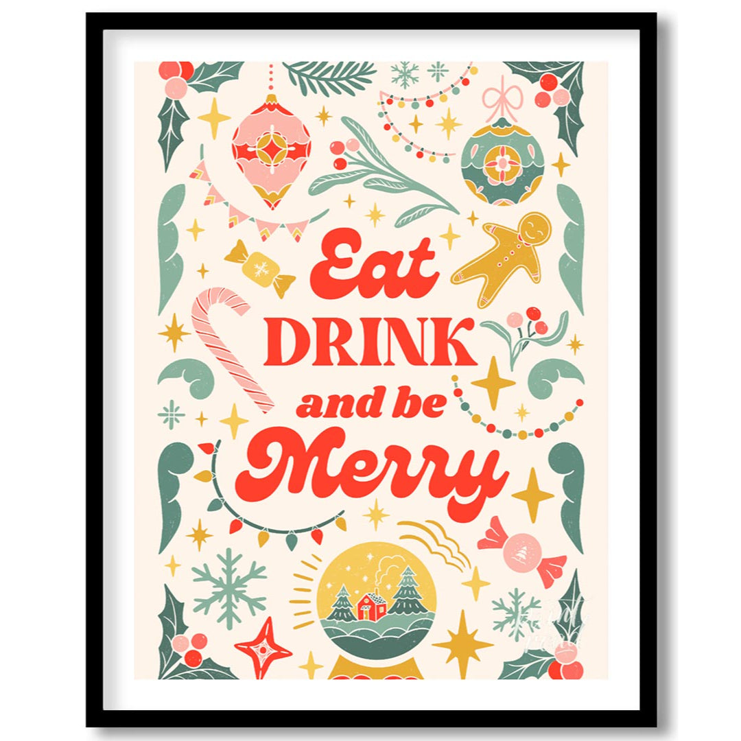 Eat Drink and Be Merry Christmas