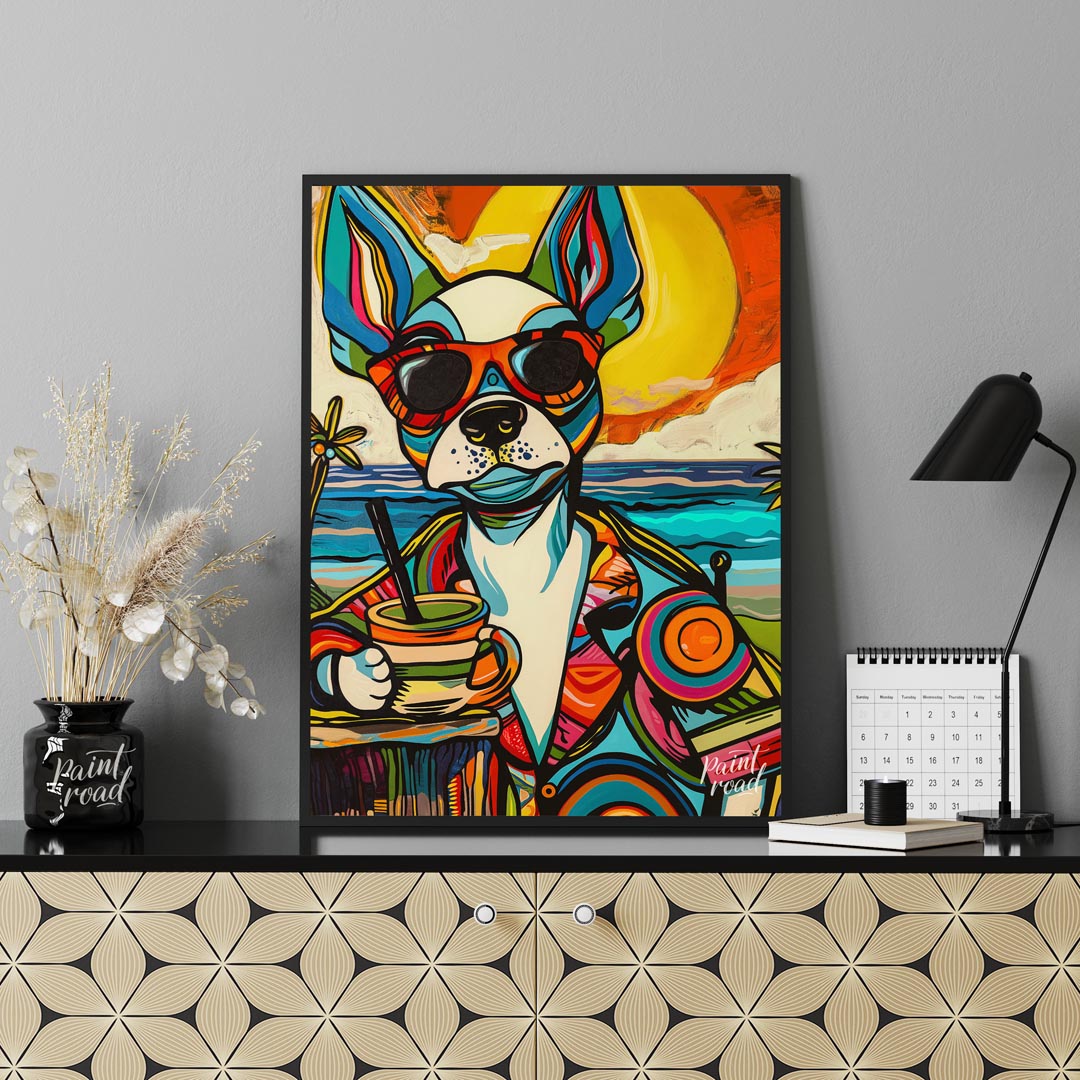 Pop Art Beach Chihuahua