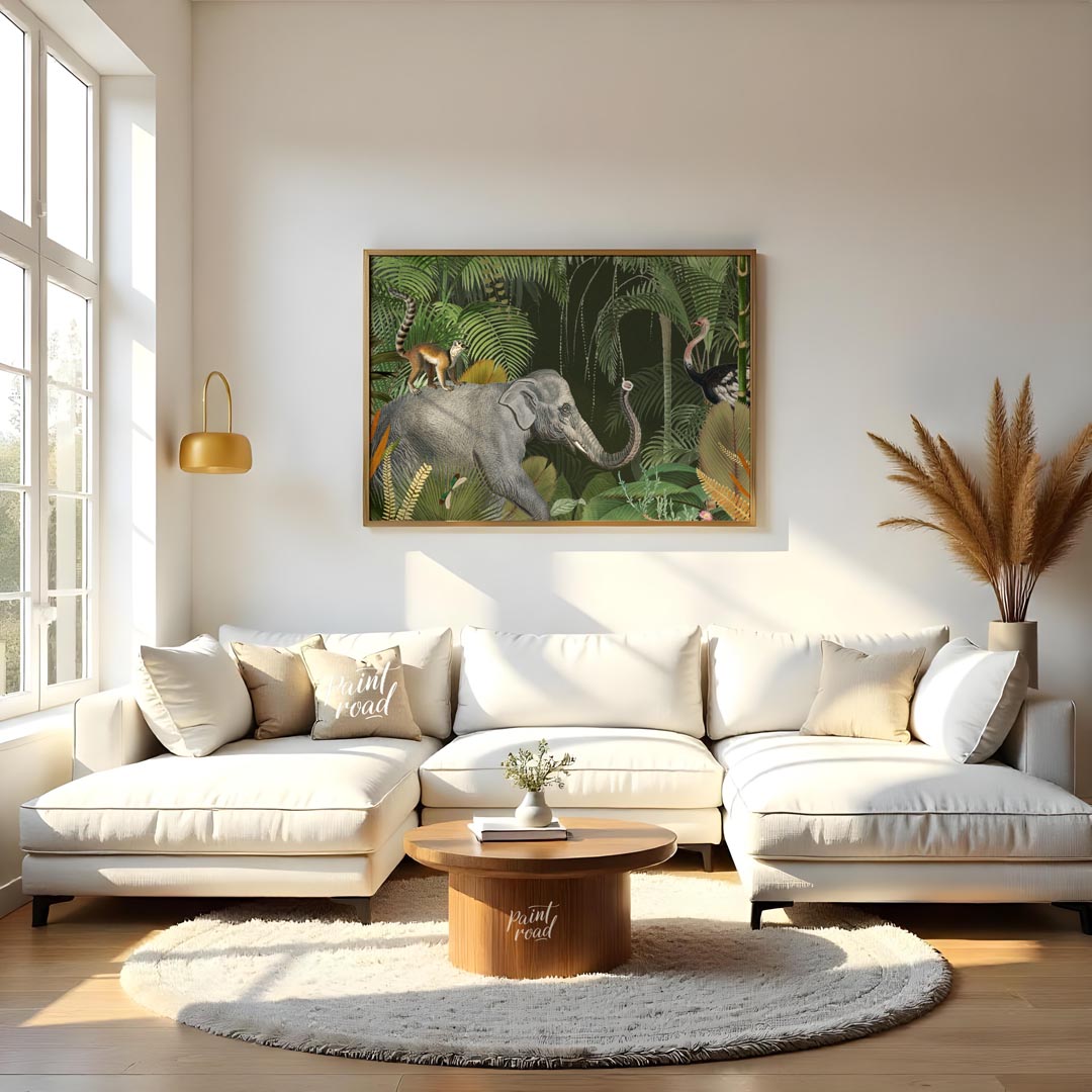 Jungle Giants: Elephant, Lemur & Ostrich