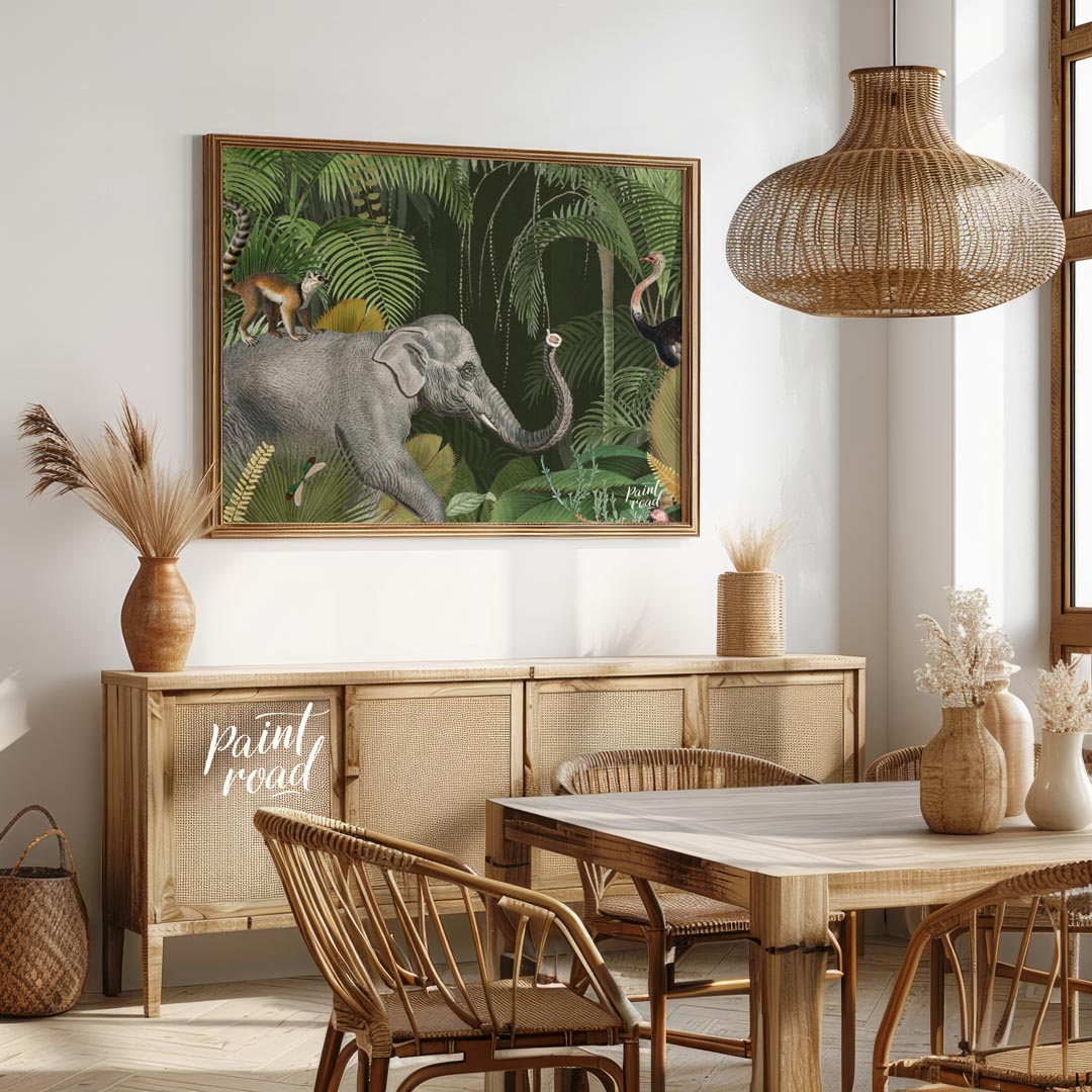 Jungle Giants: Elephant, Lemur & Ostrich