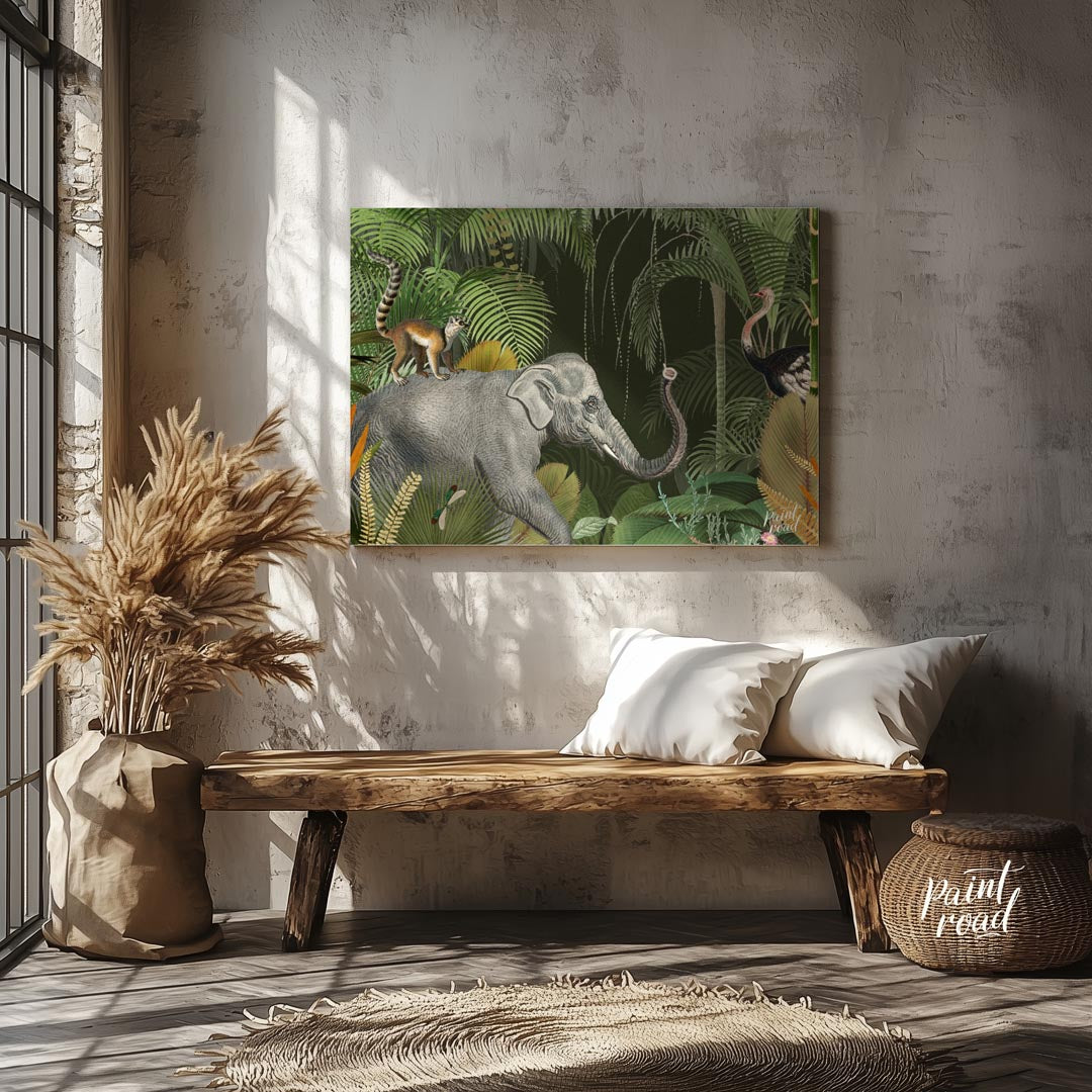 Jungle Giants: Elephant, Lemur & Ostrich