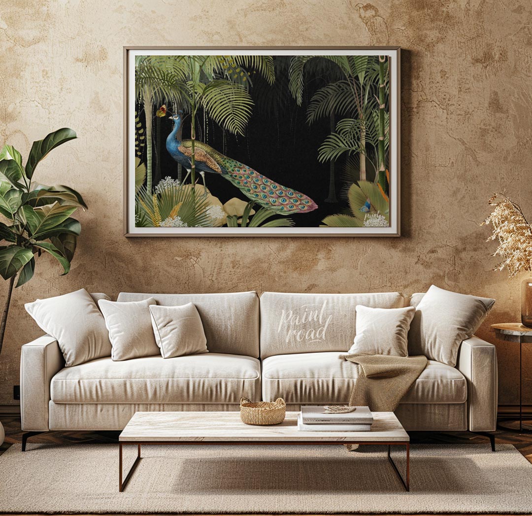 Peacock in Tropical Night