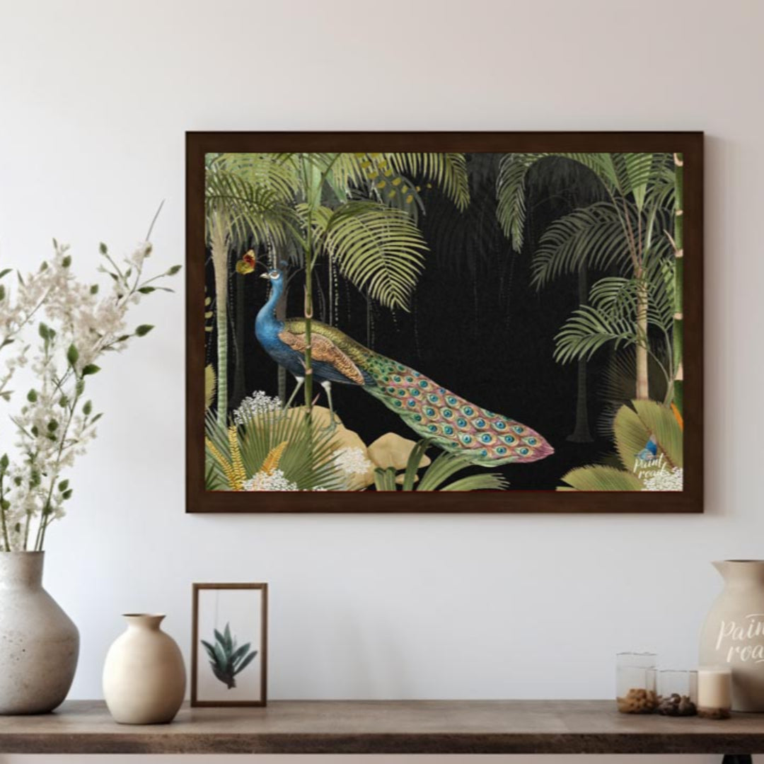 Peacock in Tropical Night