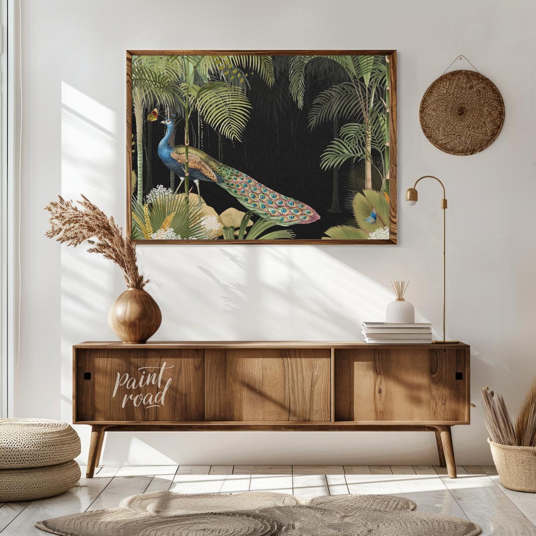 Peacock in Tropical Night