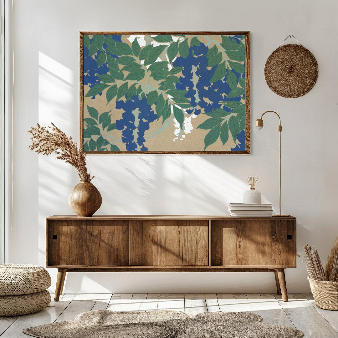 Immerse your space in nature's elegance with this captivating wall art, featuring lush green leaves for Sitting Area