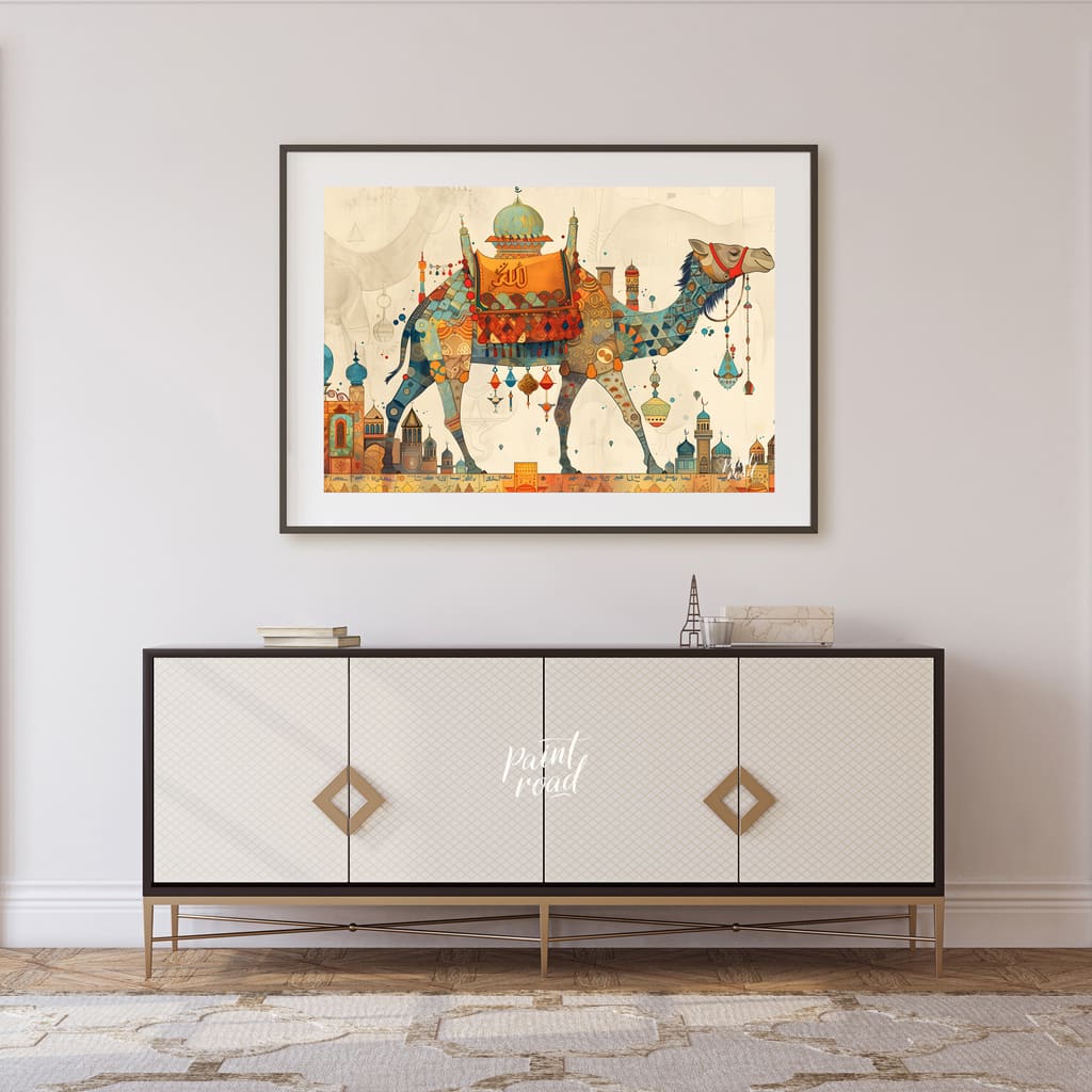 Caravan of Dreams Painting available online at Paint Road for only Caravan of Dreams showing Adventure Arabian and bedroom