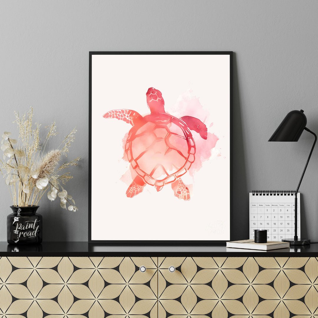 Coral Turtle Painting at Coral Turtle buy online at Paint Road featuring animal art and beautiful