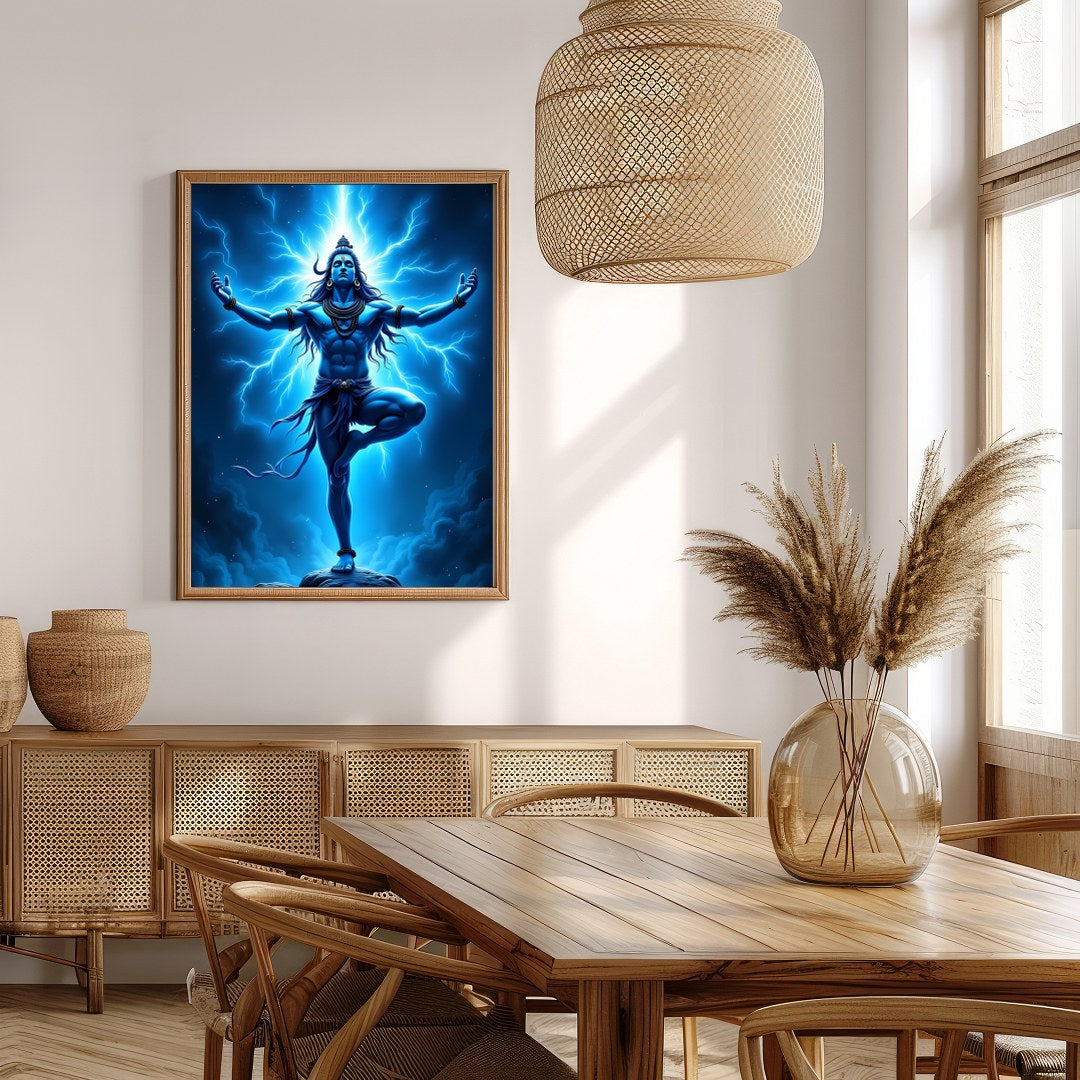 Immerse yourself in the powerful presence of divine energy with this stunning wall art. The artwork for Extra Kitchen