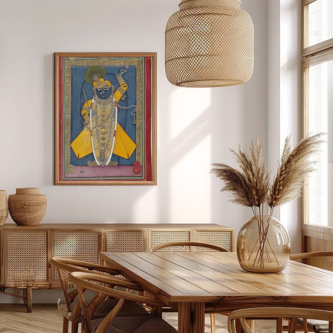 Experience a slice of history with 'Divine Majesty in Traditional Garb'. This exquisite piece for Extra Kitchen