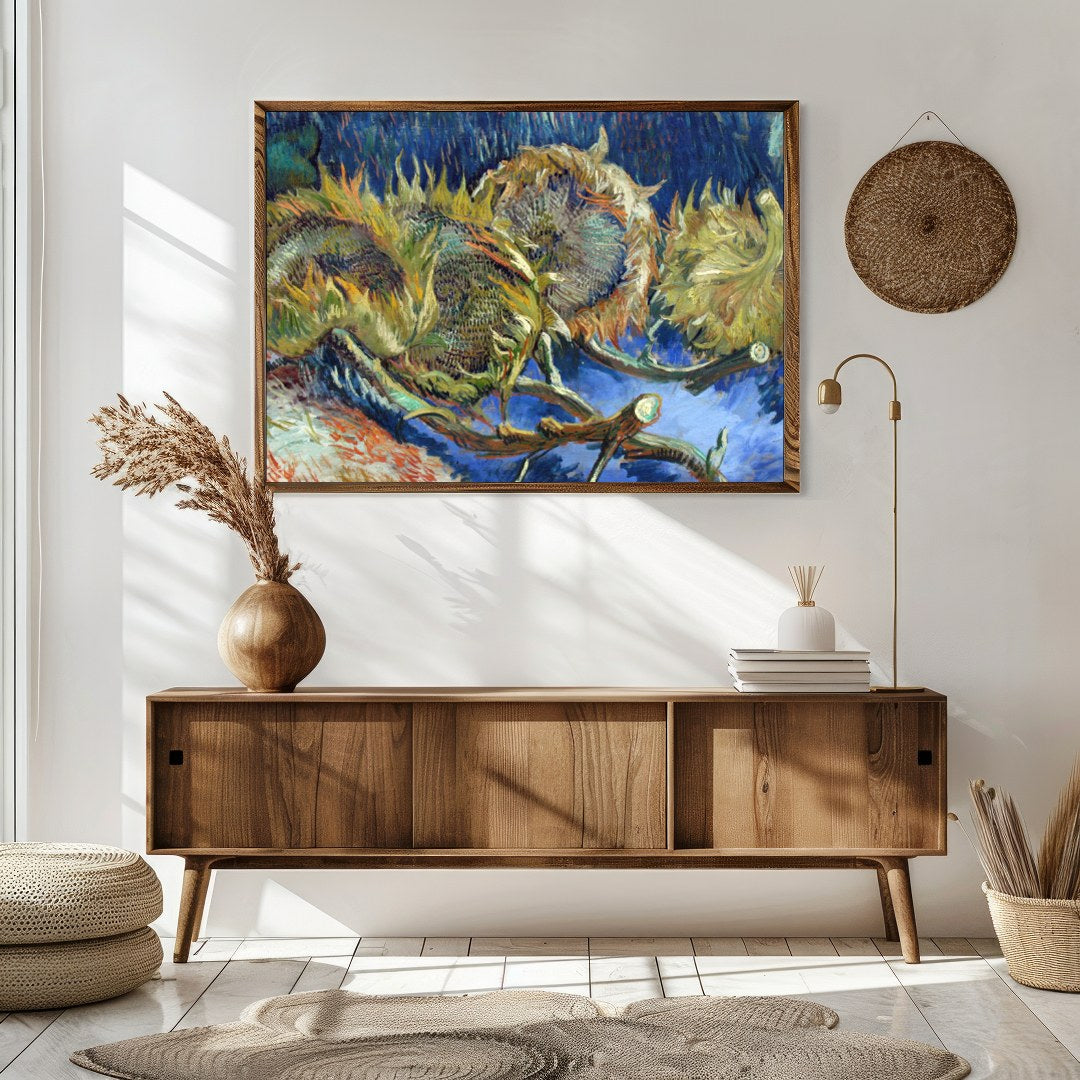 Capture the vibrant energy and dynamic movement of nature with this striking wall art piece. for Sitting Area