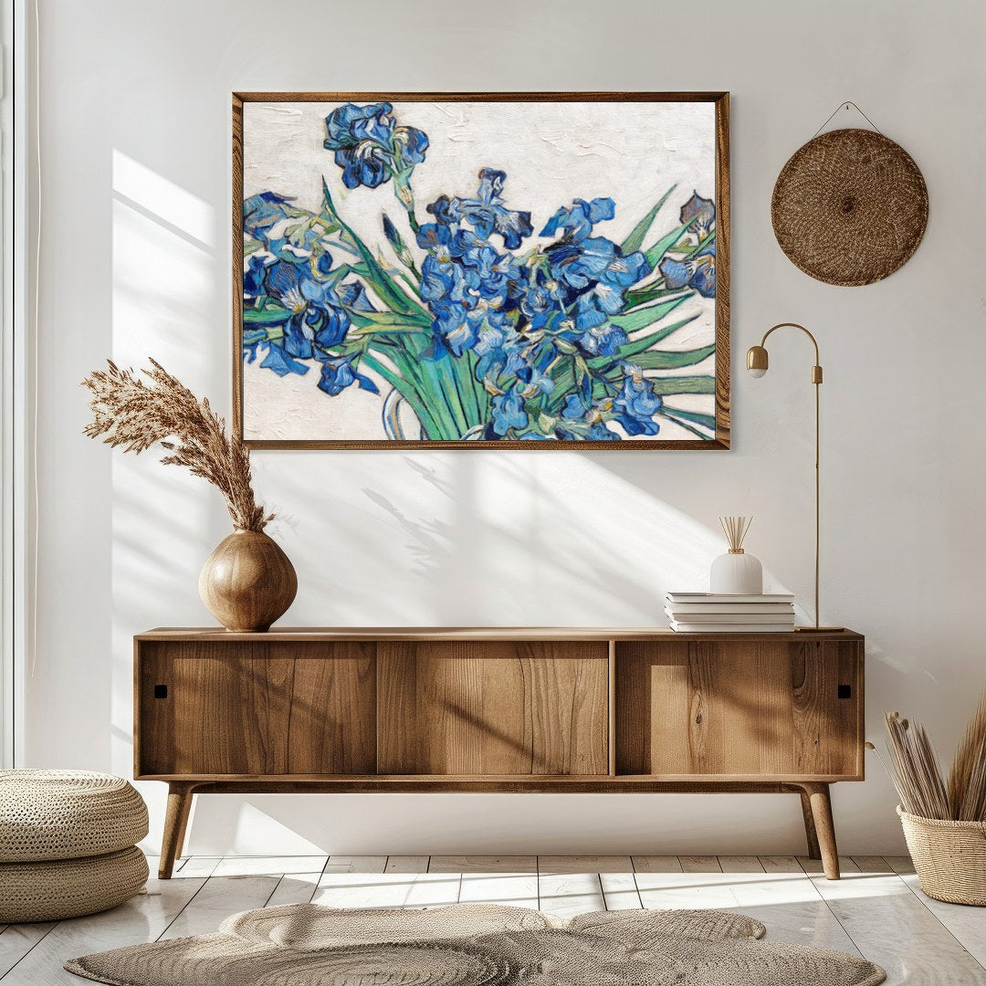 Immerse yourself in the tranquil beauty of this stunning floral artwork. Featuring a vibrant for Sitting Area