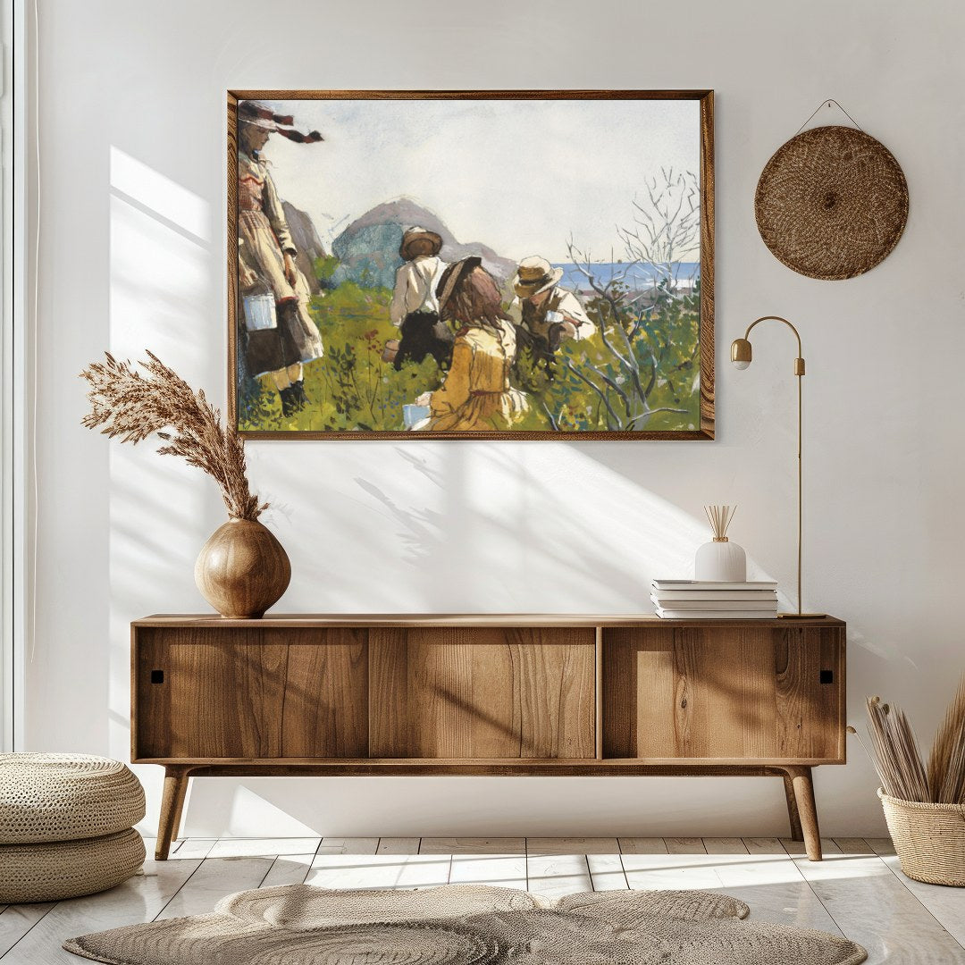 Immerse yourself in the tranquil beauty of nature with this exquisite watercolor piece, where for Sitting Area