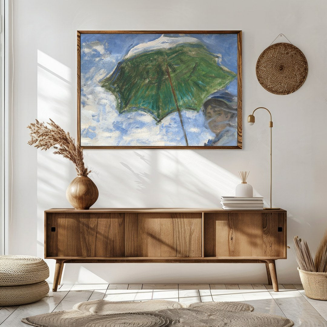 Capture the essence of a carefree afternoon with this evocative impressionist painting. Featuring a for Sitting Area