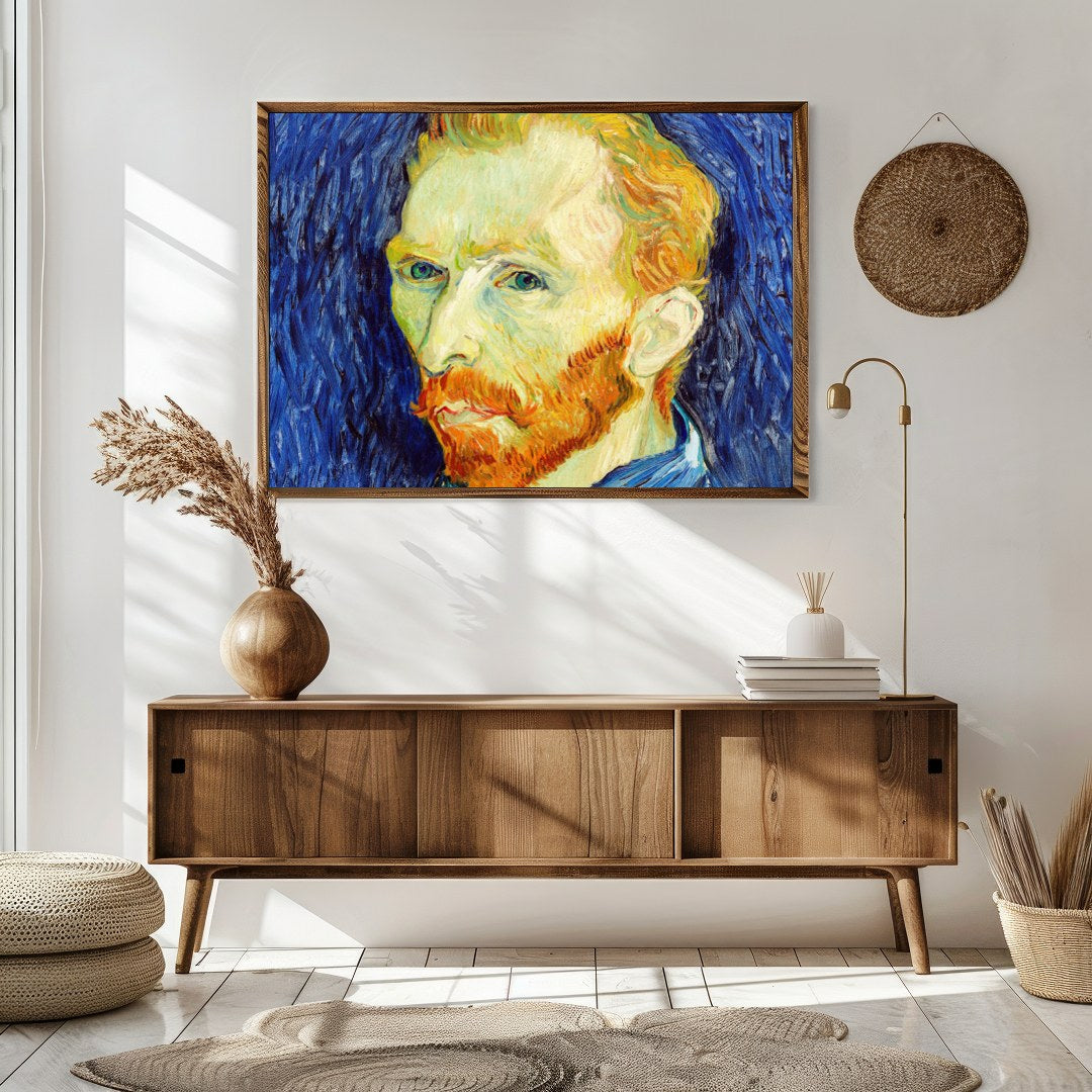 Dive into the vibrant allure of Impressionism with this compelling self-portrait. The artwork's for Sitting Area