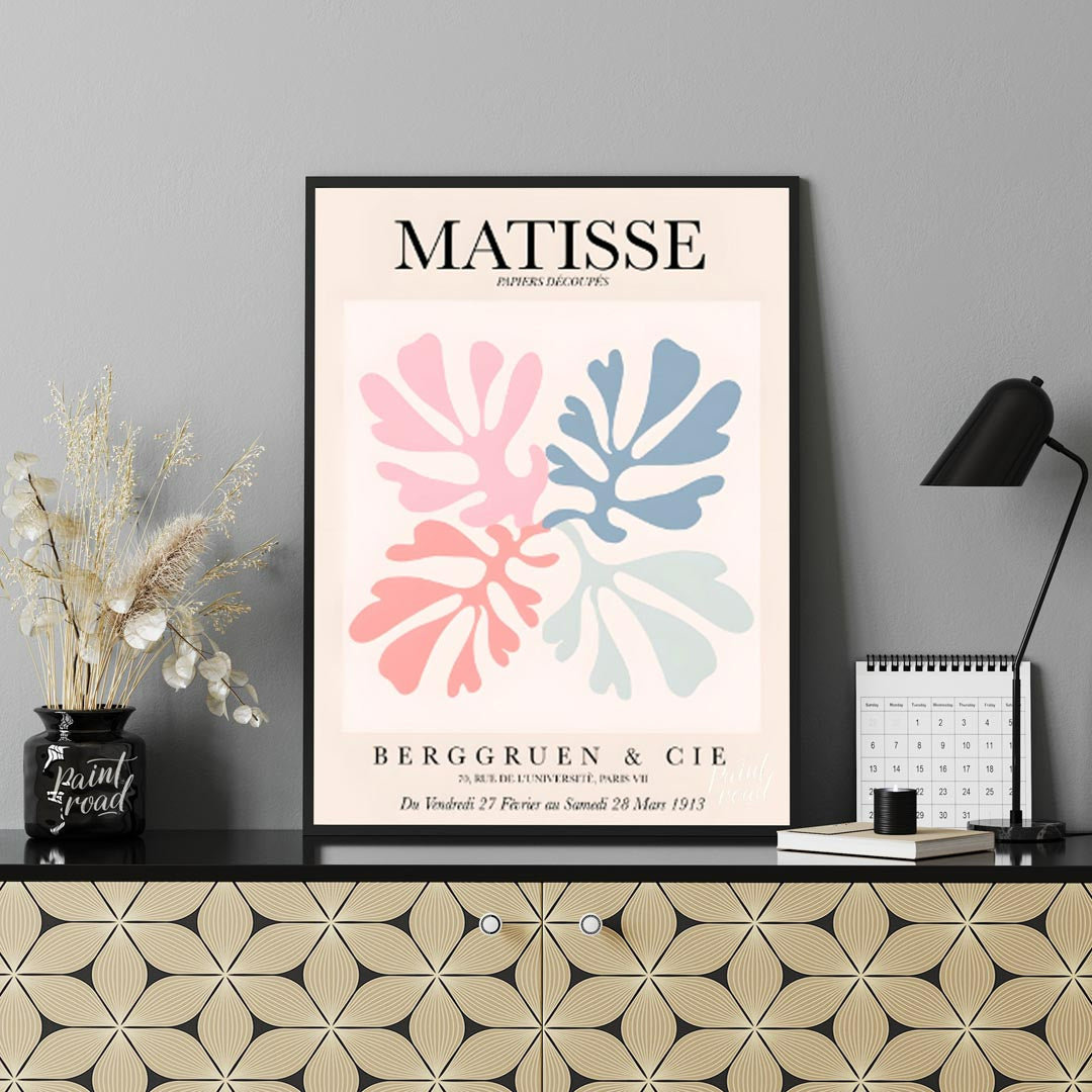 This captivating art print, closely resembling the previous Matisse-inspired piece, elegantly showc… for office