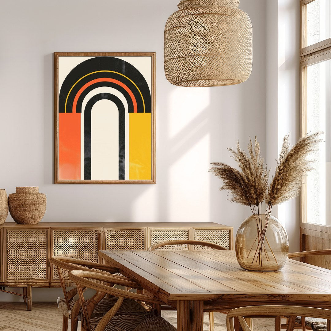 Dive into a world of bold expression with the Retro Spectrum Arch. This captivating piece combines for Extra Kitchen