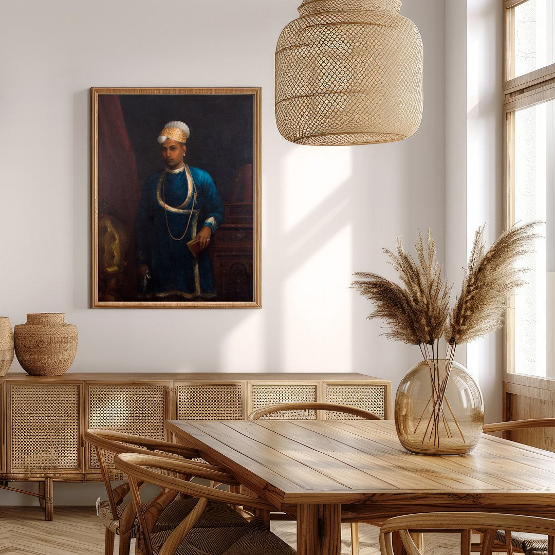 Immerse yourself in the grandeur of history with this regal portrait artwork featuring a nobleman for Extra Kitchen