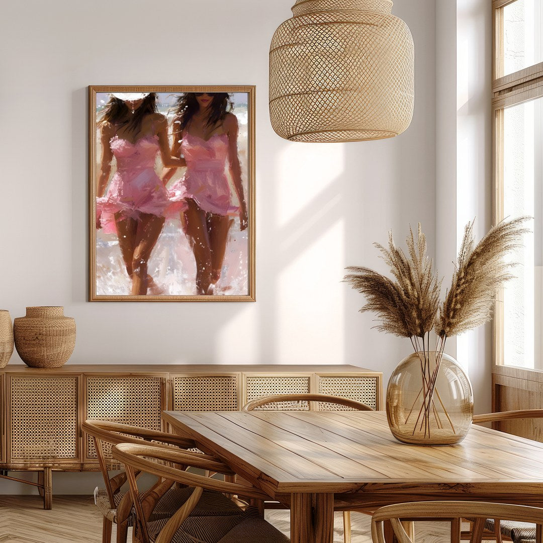 Capture the carefree elegance of a beachside stroll with 'Sunlit Stroll: Cowboy Chic.' This for Extra Kitchen