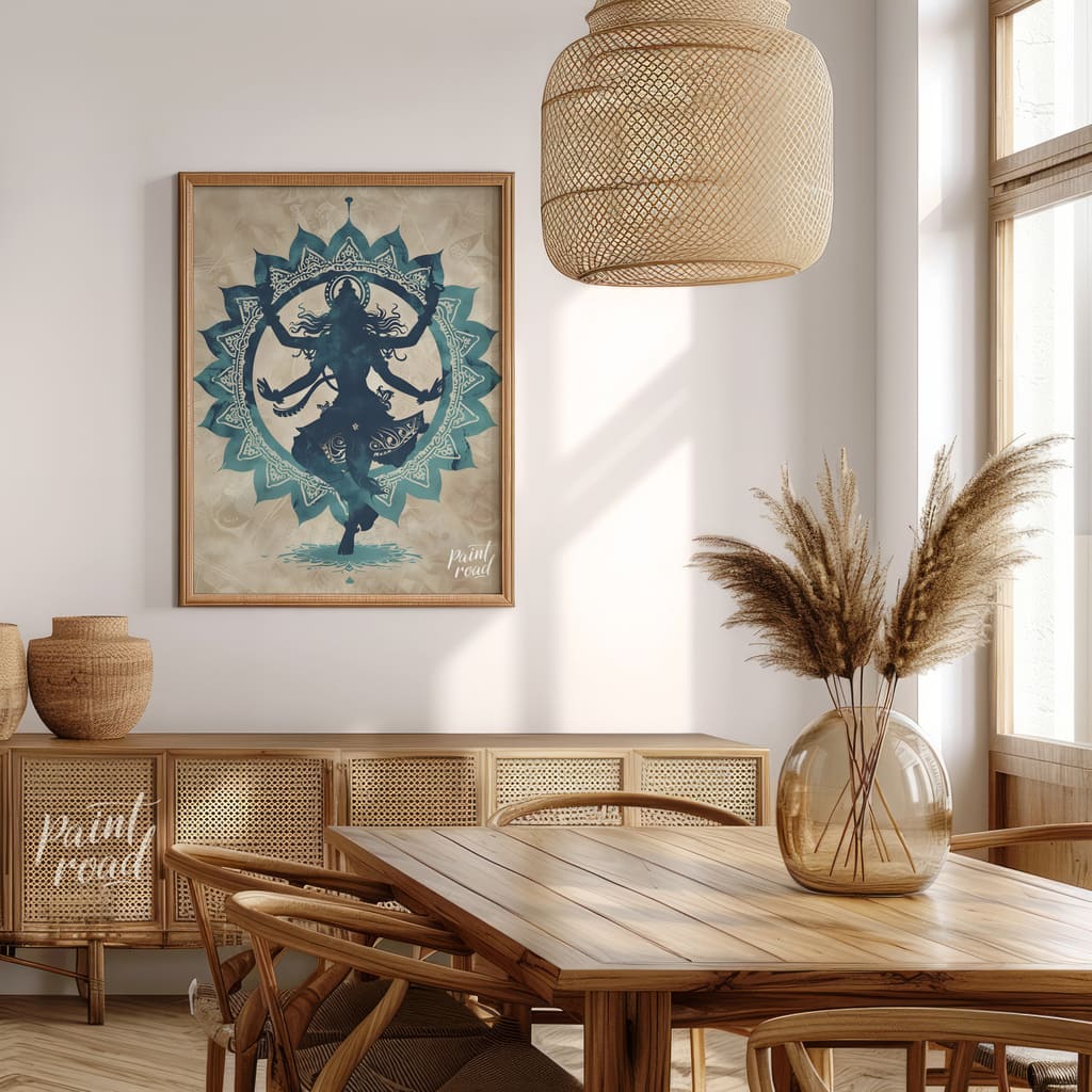 The Cosmic Dance of Shiva Painting available online at Paint Road for only The Cosmic Dance of Shiva showing art bedroom and belief