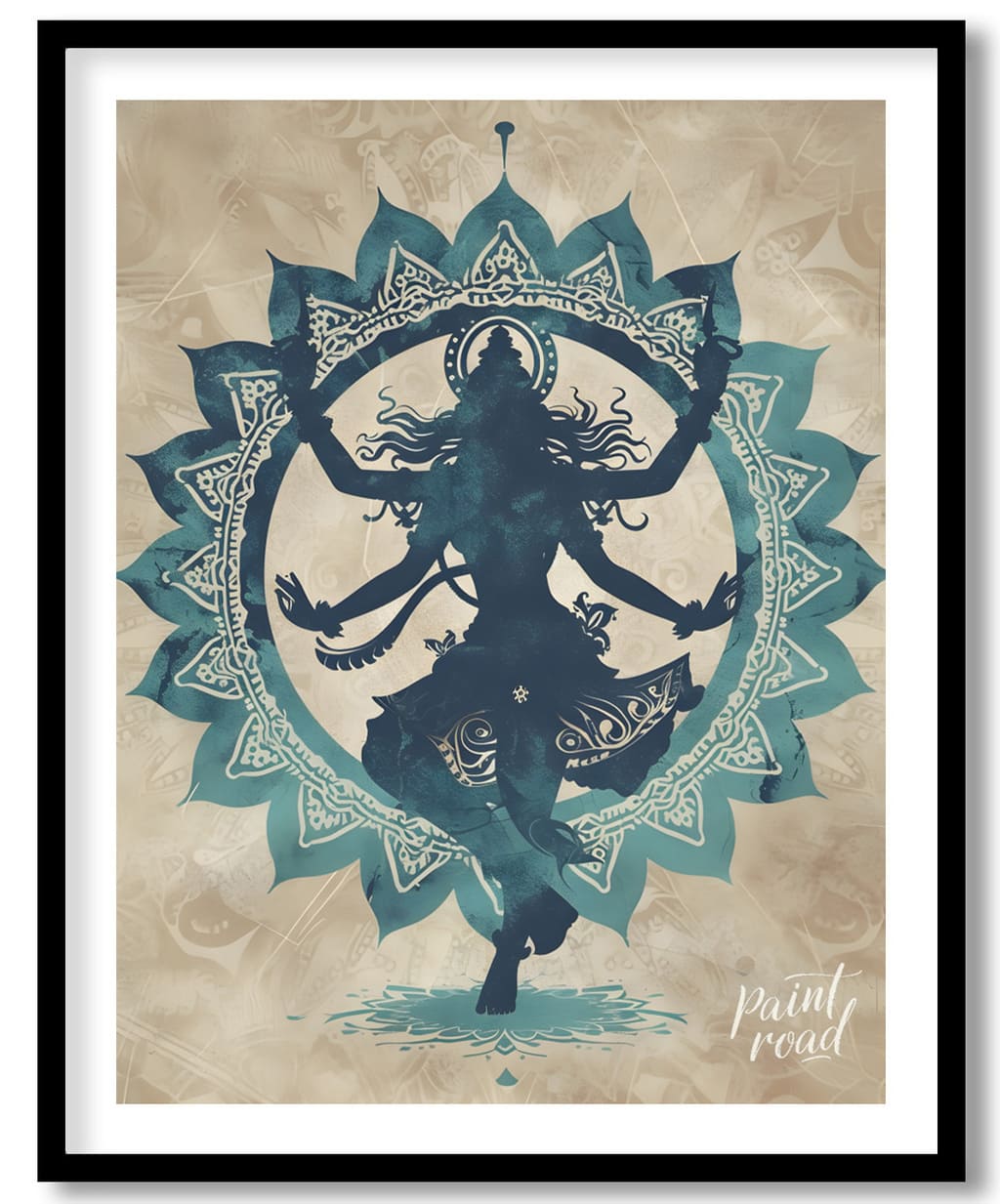 The Cosmic Dance of Shiva Painting available online at Paint Road for only The Cosmic Dance of Shiva showing art bedroom and belief