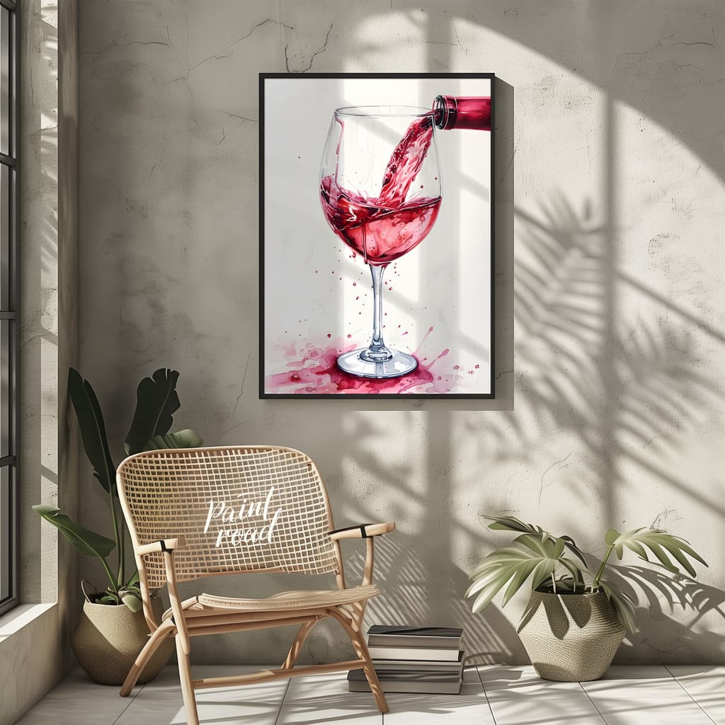 The Pouring Moment Painting available online at Paint Road for only The Pouring Moment showing anticipation aroma and bathroom