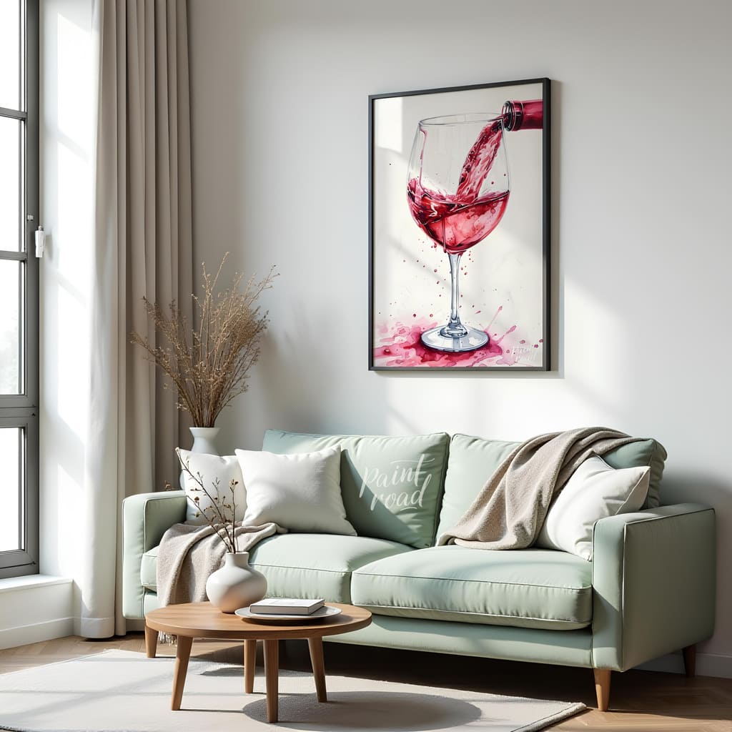 The Pouring Moment Painting available online at Paint Road for only The Pouring Moment showing anticipation aroma and bathroom