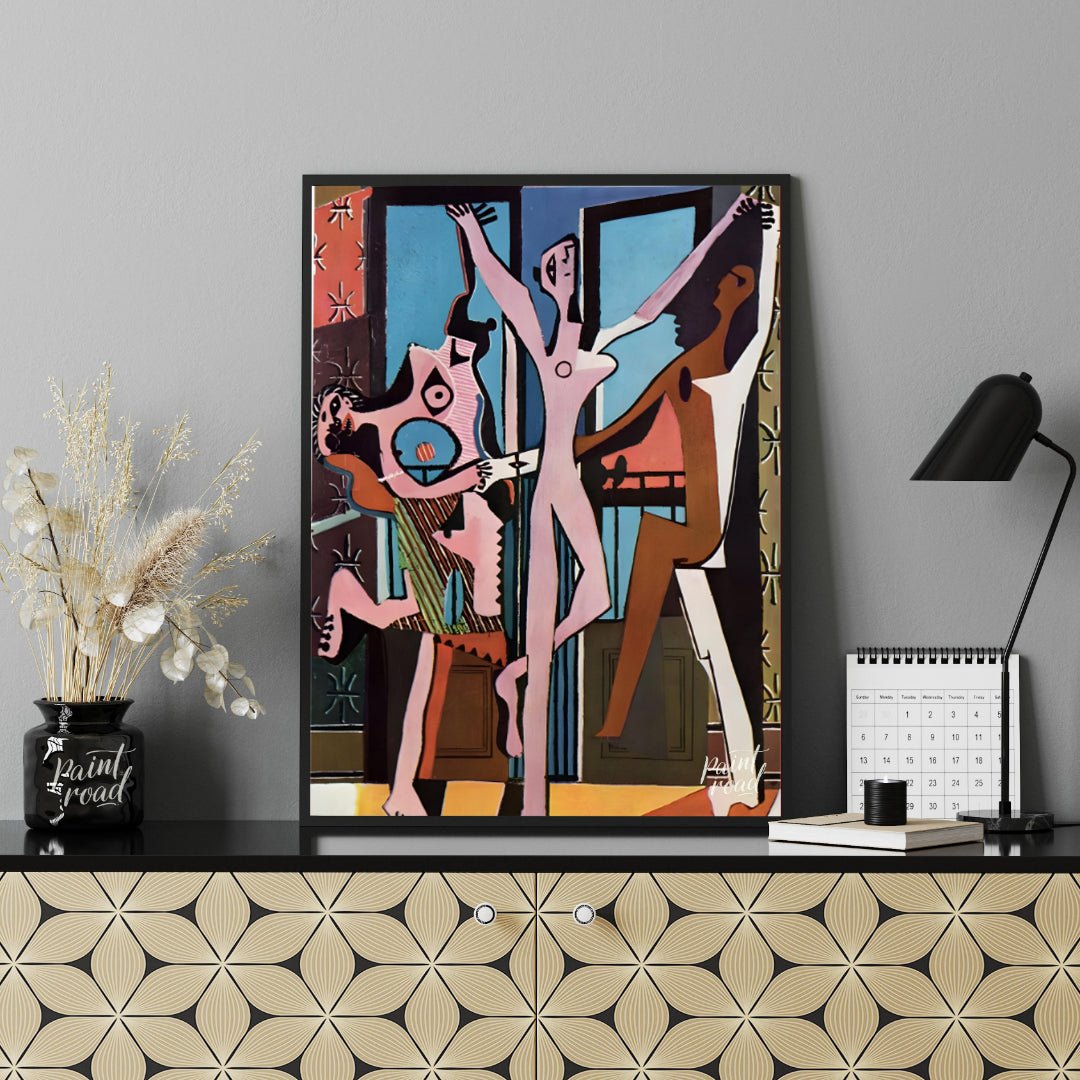 Pablo Picasso’s “The Three Dancers” is a powerful and unsettling work that captures a moment of int… for office