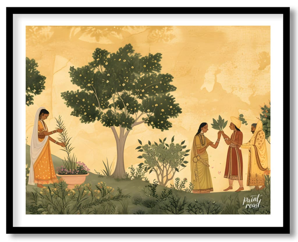 Whispers of the Garden Painting available online at Paint Road for only Whispers of the Garden showing art beauty and bedroom
