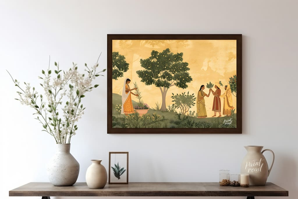 Whispers of the Garden Painting available online at Paint Road for only Whispers of the Garden showing art beauty and bedroom