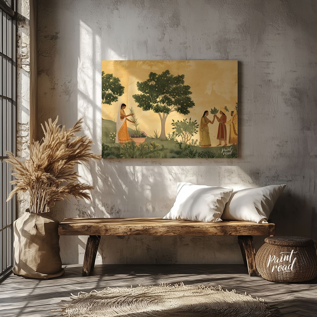Whispers of the Garden Painting available online at Paint Road for only Whispers of the Garden showing art beauty and bedroom