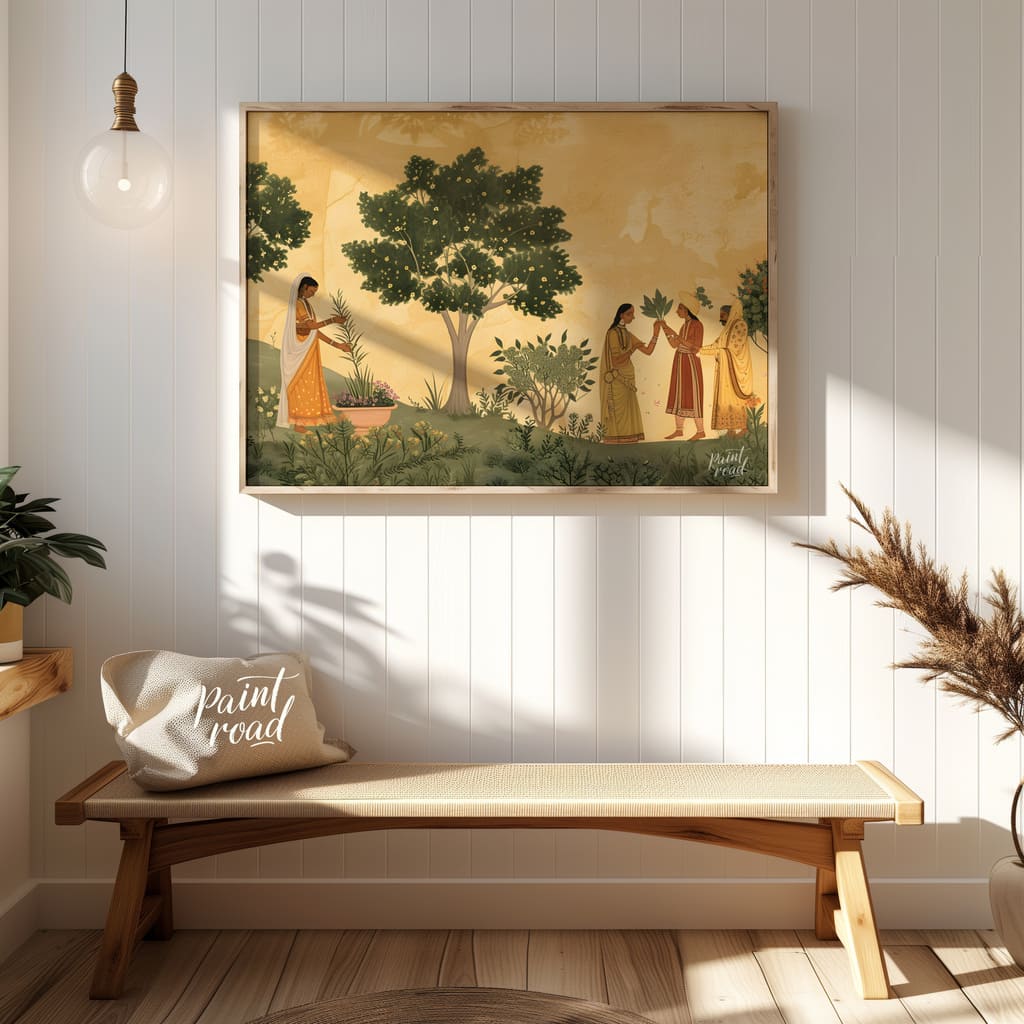 Whispers of the Garden Painting available online at Paint Road for only Whispers of the Garden showing art beauty and bedroom