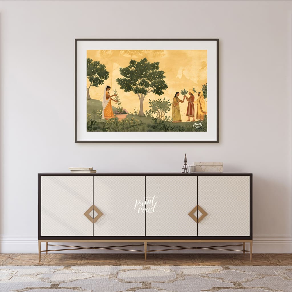 Whispers of the Garden Painting available online at Paint Road for only Whispers of the Garden showing art beauty and bedroom