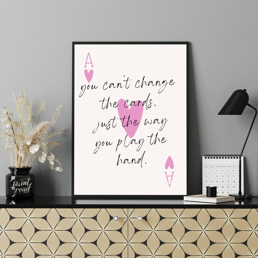 This elegantly designed artwork features a motivational quote about life’s challenges, presented wi… for office