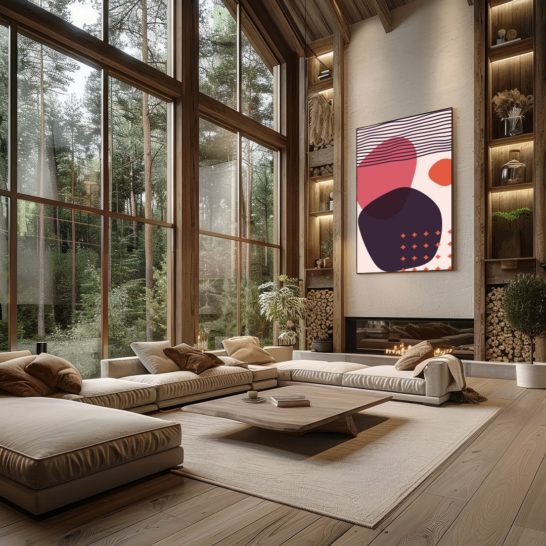 Elevate Your Indian Villa with Stunning Abstract Wall Art