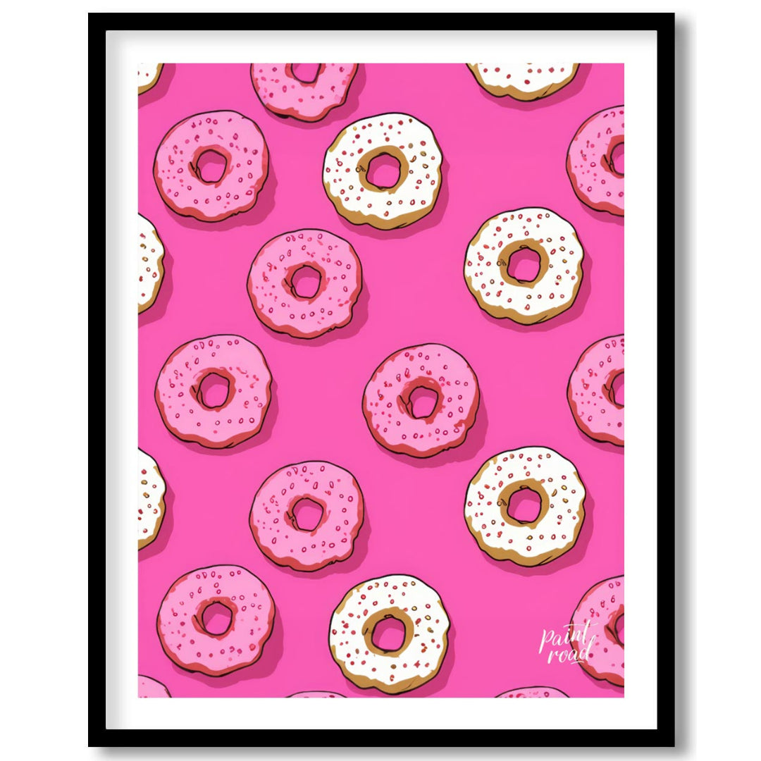 Pink Donut Pattern