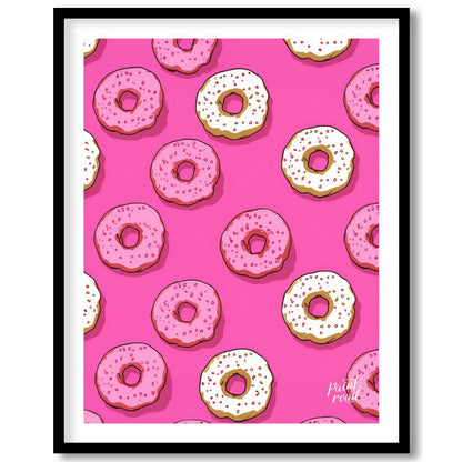 Pink Donut Pattern