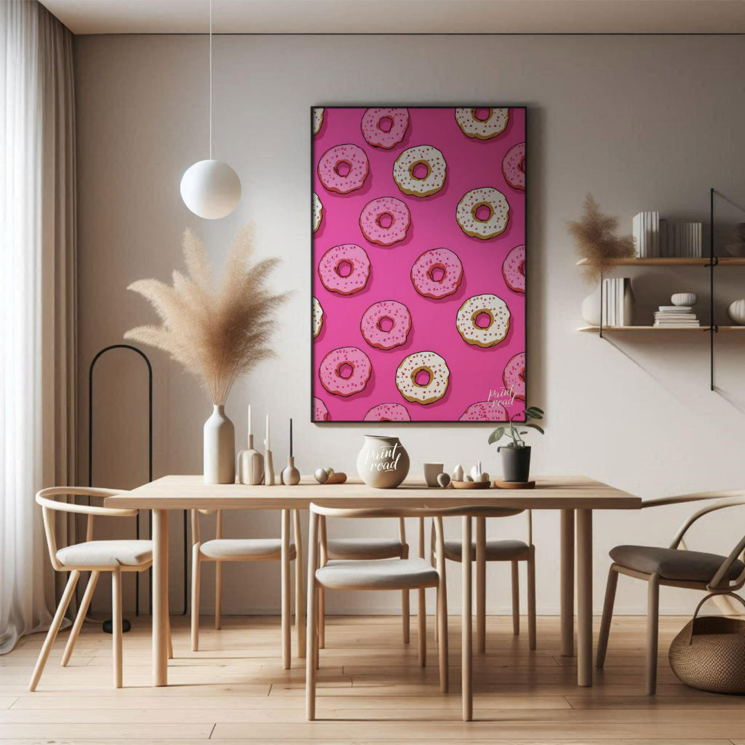 Pink Donut Pattern
