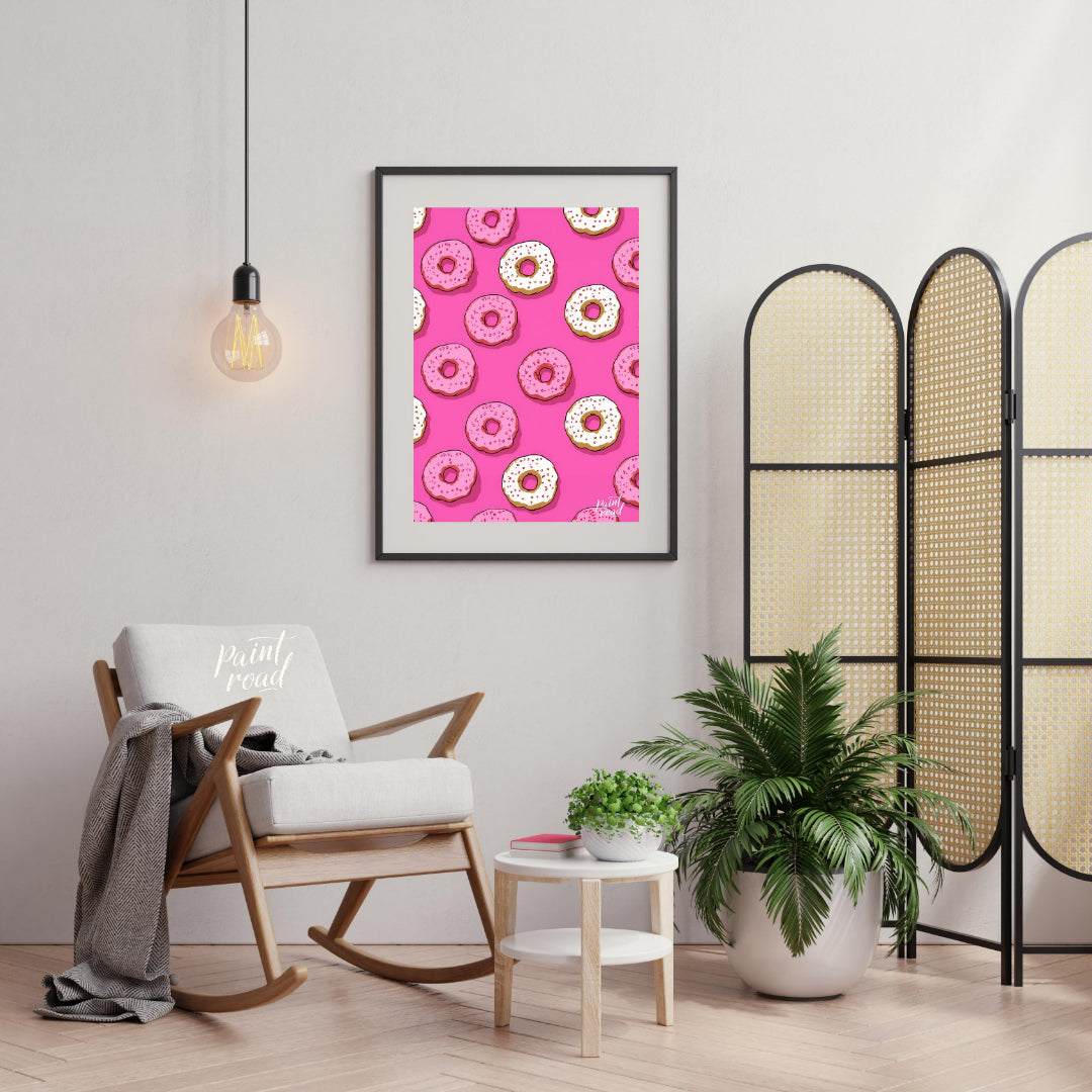 Pink Donut Pattern